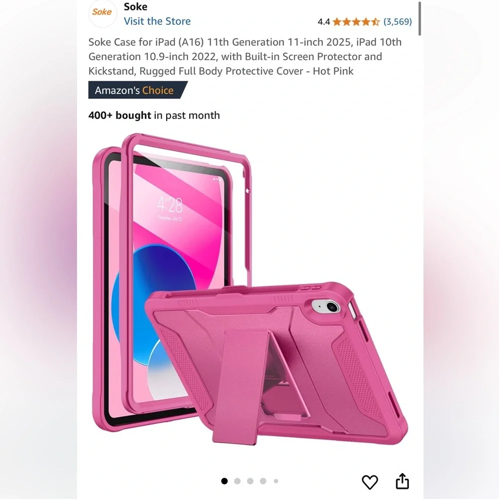 🆕 iPad 11th generation tablet case